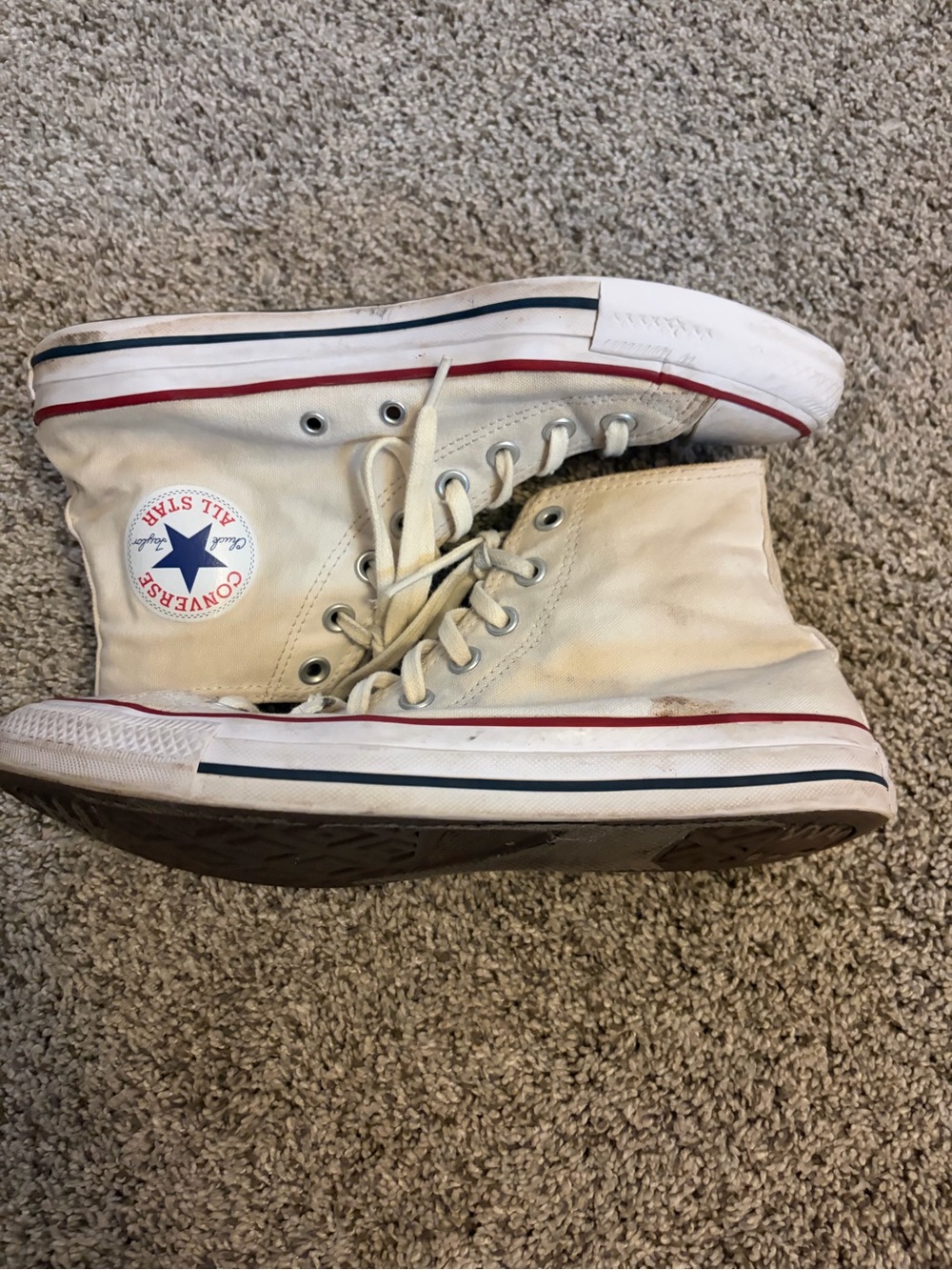 Women’s Converse All Star High Top Sneakers White Size 10